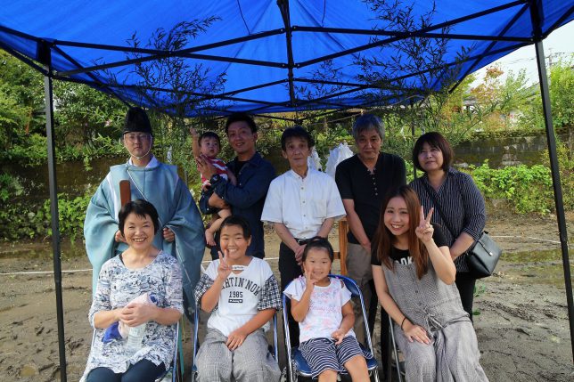 宮崎市Ｔ様邸　地鎮祭　記念写真
