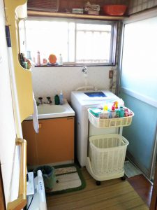 ビフォー　洗面脱衣室