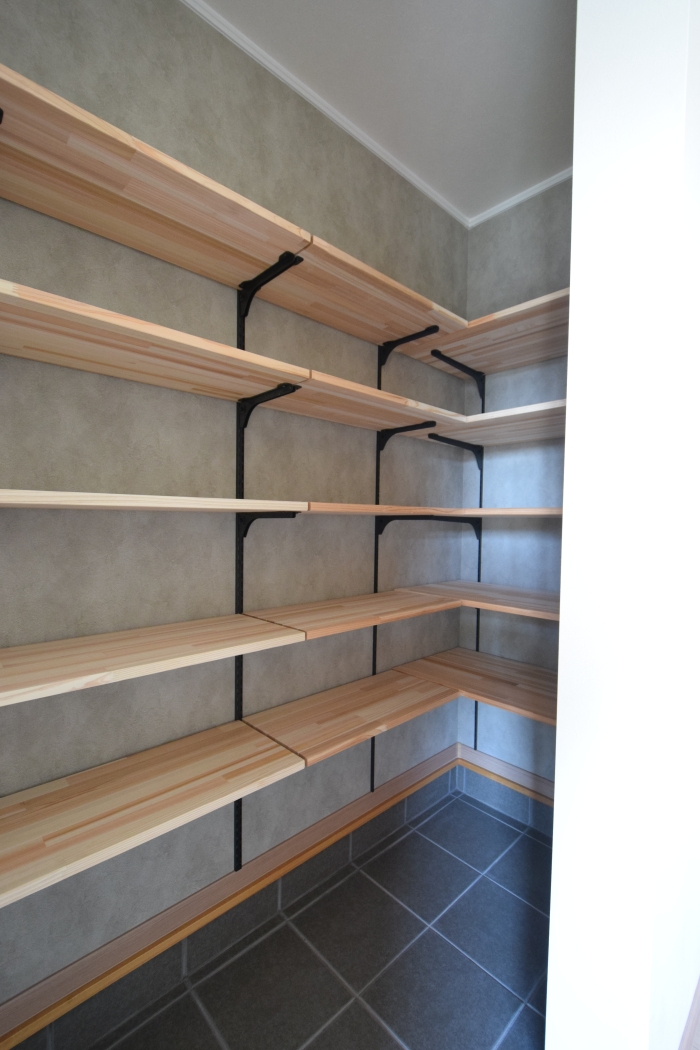 after:土間収納シューズクローク